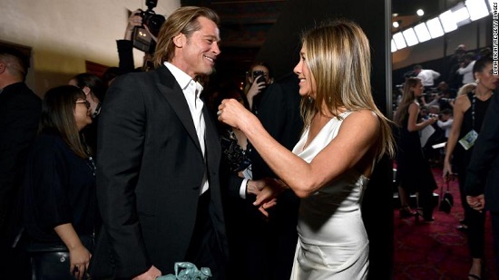 Brad Pitt Jennifer Aniston cooperate for first time in 19 years
