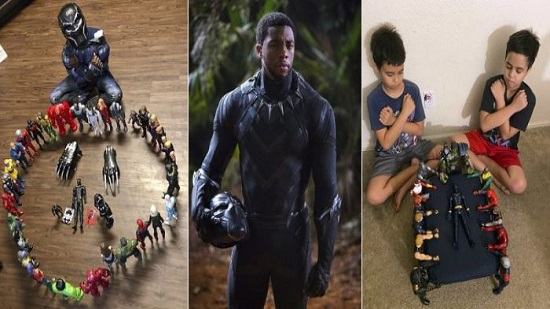In mock funerals and 42 jerseys, kids mourn Black Panther
