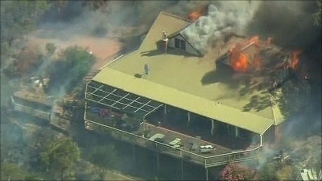 Australia fires leave trail of devastation near Perth
