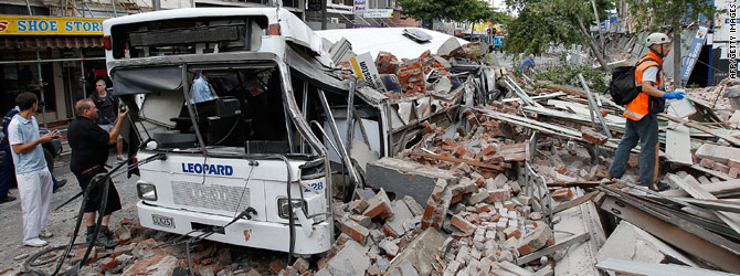 New Zealand earthquake: 65 dead in Christchurch
