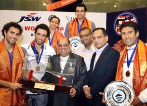 Egypt wins squash World Cup 
