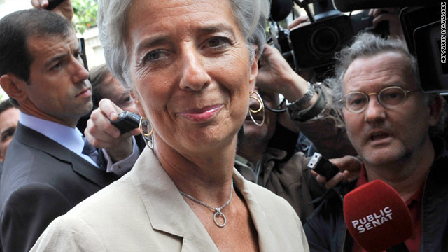 Lagarde begins 1st day as head of IMF
