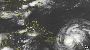 Irene strengthens into hurricane as it heads for Haiti
