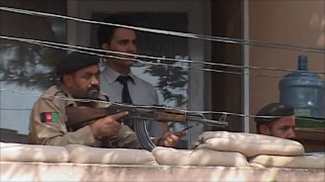 Afghan gunfight: Explosions and firing rock Kabul
