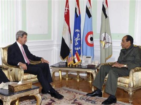Tantawi, Kerry discuss democratization in Egypt