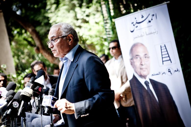 Shafiq threatens protesters if he wins presidential election