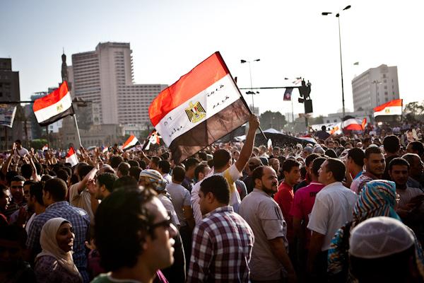 Brotherhood members arrive in thousands for Tahrir protest