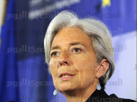 IMF chief arrives in Cairo to discuss loan