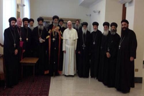 The full text of Pope Francis’ address to the leader of the Coptic Orthodox Church in Egypt, Pope Tawadros II, whom he met on Friday May 10, at the Vatican