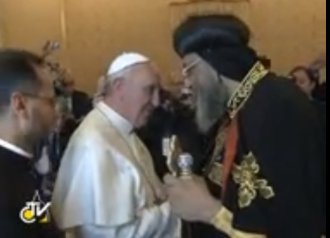 Pope Francis to Tawadros II: united by one Baptism