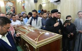 Tight security for Coptic murdered funeral 