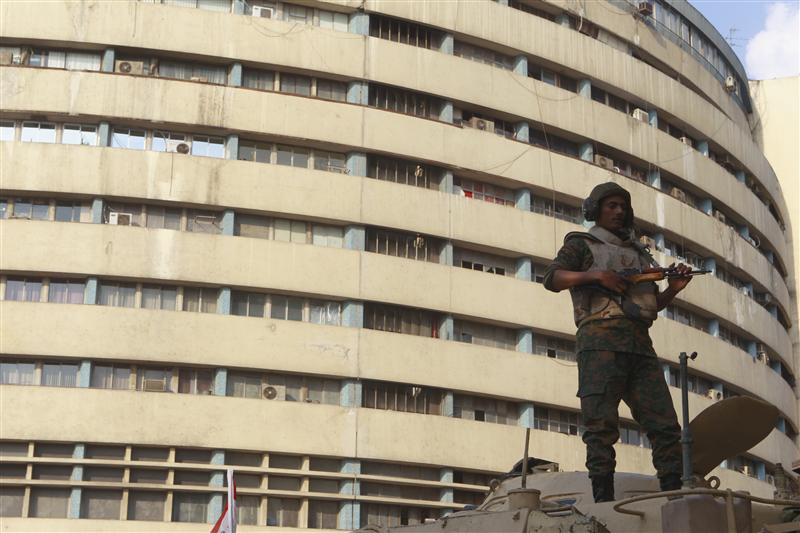 Egyptian army secures state TV studios -sources