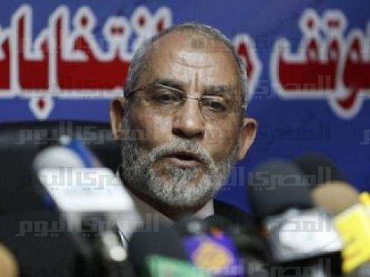 Brotherhood denies Badie’s arrest, to hold conference at 10pm