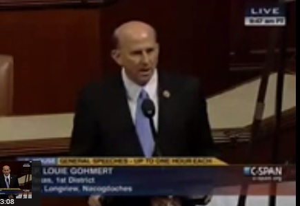 Louie Gohmert republican vice exposes Obama practices in Egypt