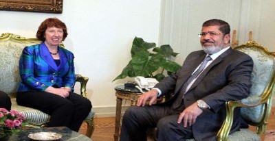 After meeting with Ashton, Morsy thinks about safe exit