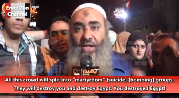 Pro-Morsi Wahhabis Vow to Suicide Bomb Everyone Opposed to Them