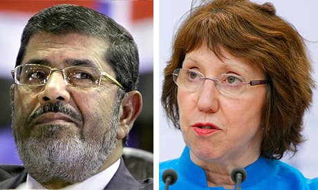 Ashton pressured Morsi to accept coup: Brotherhood figure