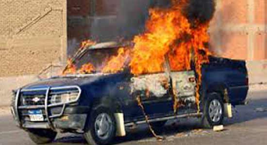 MB elements blew up the car of Chief of Detectives in Minya