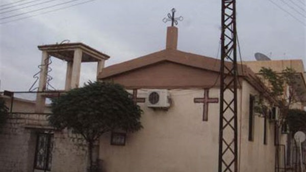 Police stop restoration work at the Evangelical Church in Beni Suef