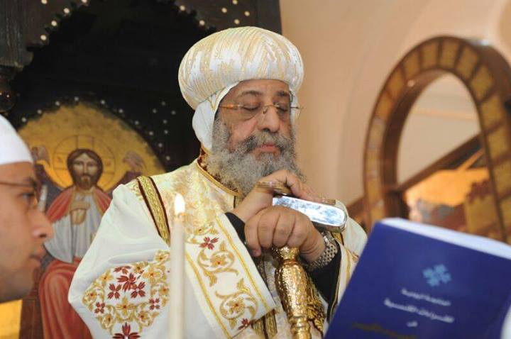 Pope Tawadros leads mass at second anniversary of Pope Shenouda