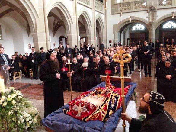 Sons of Syriac Orthodox Patriarch pay him last respect in Germany