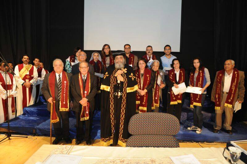 Pope Tawadros attends Institute of Coptic Studies' graduation ceremony
