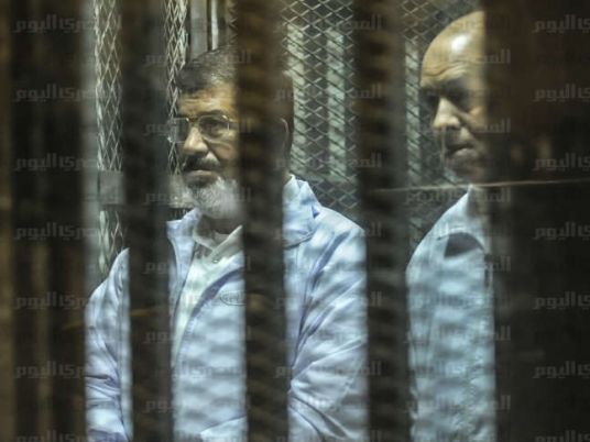 Morsy trial for collaborating with foreign bodies postponed to 22 April