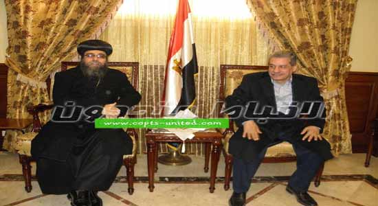 President of the Beni Suef University visits Coptic churches and monasteries 