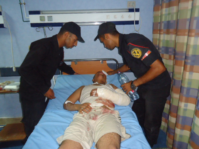 Police officer injured in Alexandria blast