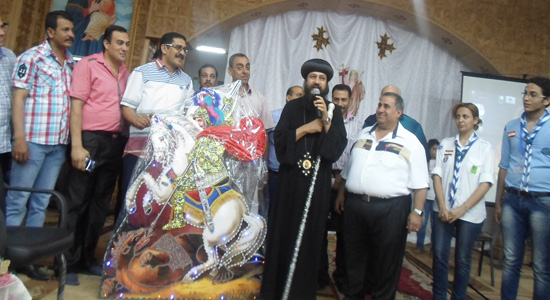 Copts celebrate first anniversary of Abba Bemwa ordination in Suez