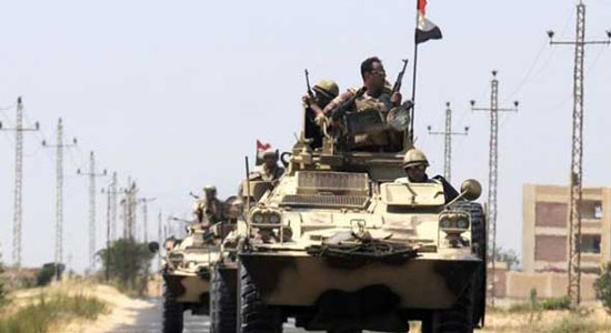 Armed forces targets terrorists in Sinai