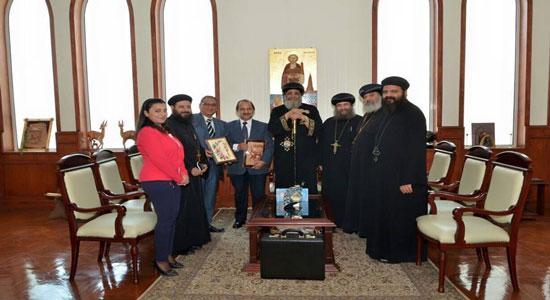 Pope Tawadros discuss treatment at public expense for the poor