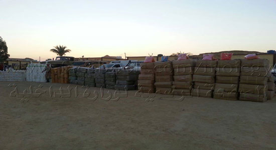 Armed forces seized 4 cars of fireworks in Siwa