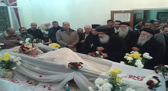 Abba Yousab attends funeral of Bishop Youannis in Luxor