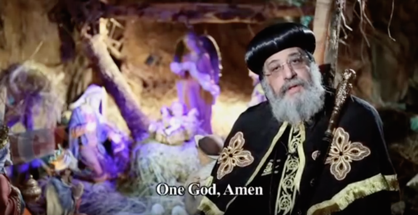 Pope Tawadros II congratulates Christians for celebrating nativity