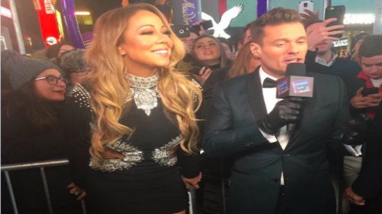 Mariah Carey New Year's rocking eve snag