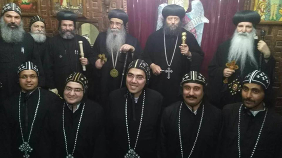 5 new monks ordained at Archangel Gabrielle in Fayoum