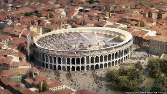 Curtain opens in Verona’s Arena