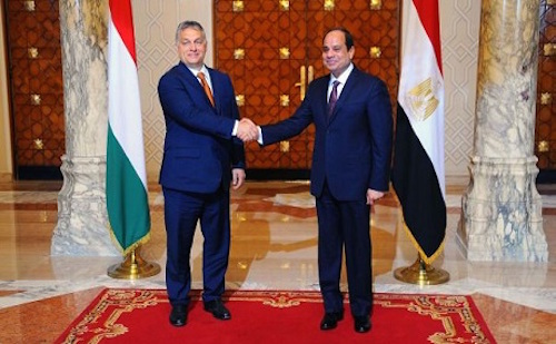 Egypts counterterrorism efforts guarantee Europes security and stability: Sisi to Hungarian PM