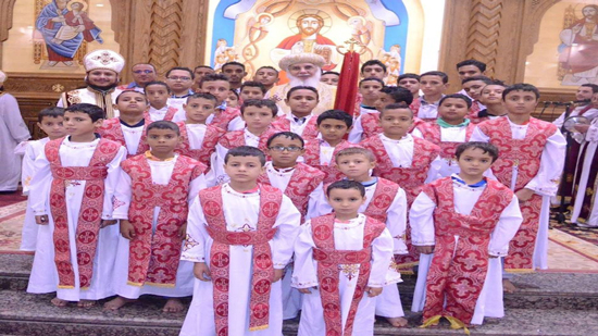 Bishop of Samalut ordains 36 new deacons in Samida village