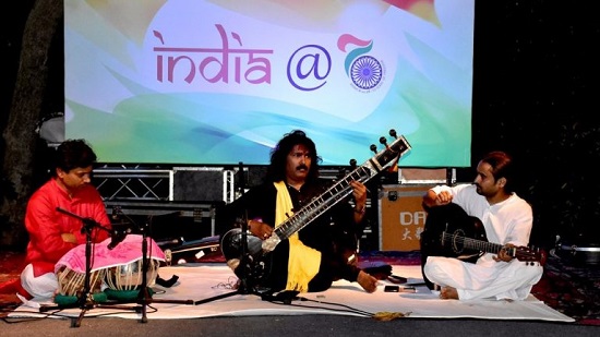 Egypt celebrates Indian’s Independence Day with the rhythms of a sitar performance