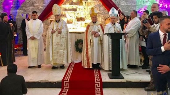 Iraqi Christians celebrate the first Holy Mass in Mosul after the expulsion of ISIS