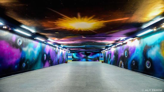 A wall full of stars: art group beautifies Cairo’s Opera metro station