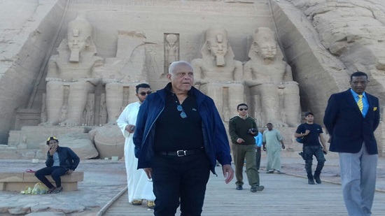 Heart surgeon Sir Magdi Yacoub shrugs off health rumours to visit Abu Simbel