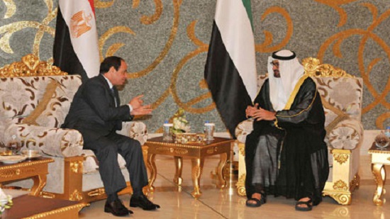 Abu Dhabi crown prince meets with Sisi at start of two-day Cairo visit