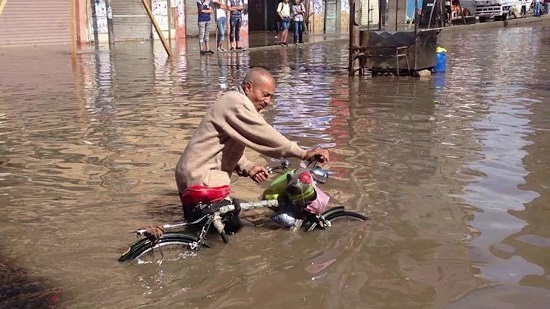 It is a disaster to rain in Egypt