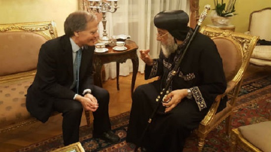 Italy hails Egypts Coptic Pope Tawadros II for role in spreading tolerance, renouncing violence and terrorism