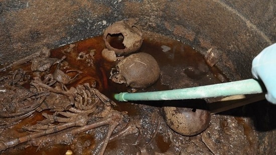 Thousands sign a petition to drink the red water found in sarcophagus to gain superpowers