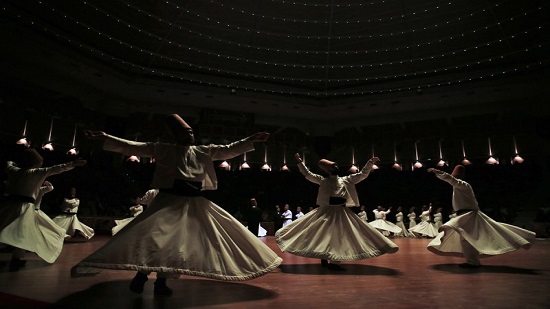 Turkey’s whirling dervishes honor Sufi poet