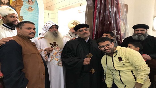 A new priest ordained for the church of Khawalid village in Nag Hamadi